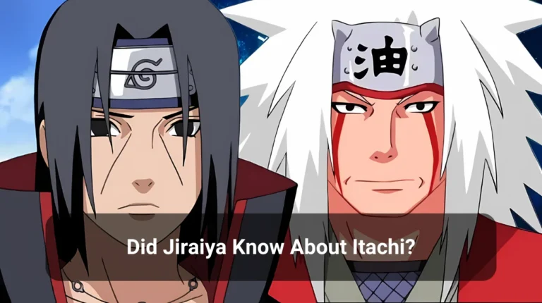  Did Jiraiya Know About Itachi?